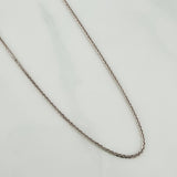 Cadena Franco 3.95gr / 45.4cm / 1.04mm Oro Blanco +3 18K %