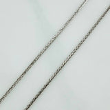 Cadena Franco 3.95gr / 45.4cm / 1.04mm Oro Blanco +3 18K %