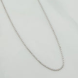 Cadena Militar 1.75gr / 45cm / 0.7mm Oro Blanco +3 18K %