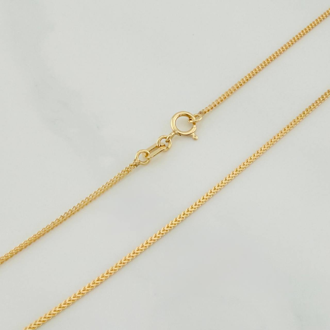 Cadena Franco 1.85gr / 45.7cm / 0.93mm Oro Amarillo +3 18K %