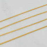 Cadena Franco 1.85gr / 45.7cm / 0.93mm Oro Amarillo +3 18K %