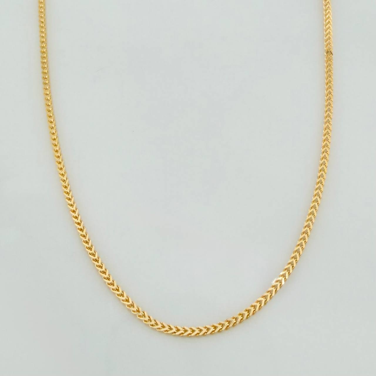 Cadena Franco 1.85gr / 45.7cm / 0.93mm Oro Amarillo +3 18K %