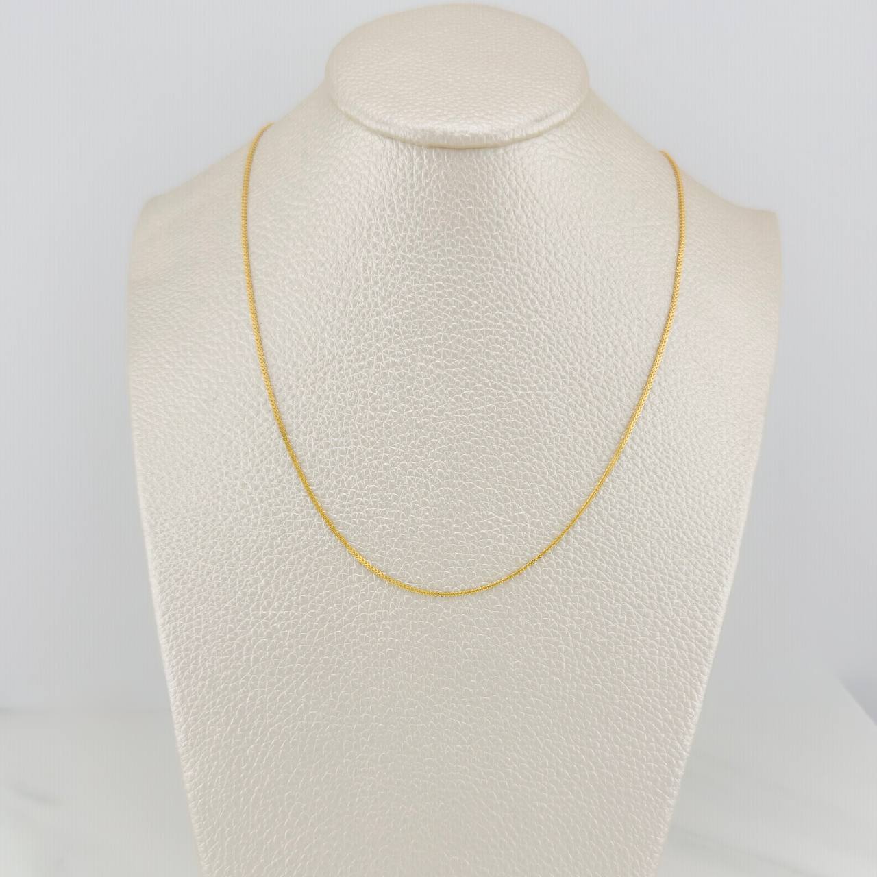 Cadena Franco 1.85gr / 45.7cm / 0.93mm Oro Amarillo +3 18K %