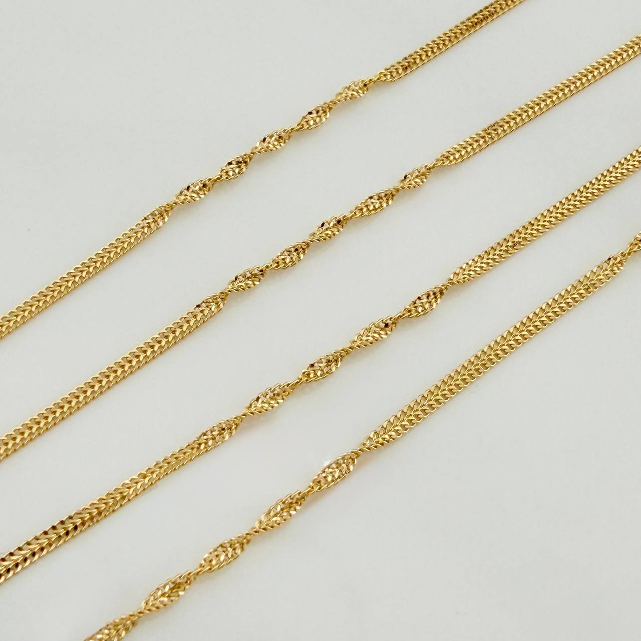 Cadena Sedusa Entorchada 1.65gr / 41cm / 1.2mm Oro Amarillo +3 18K %