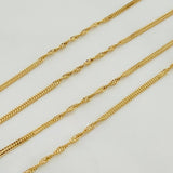 Cadena Sedusa Entorchada 1.65gr / 41cm / 1.2mm Oro Amarillo +3 18K %