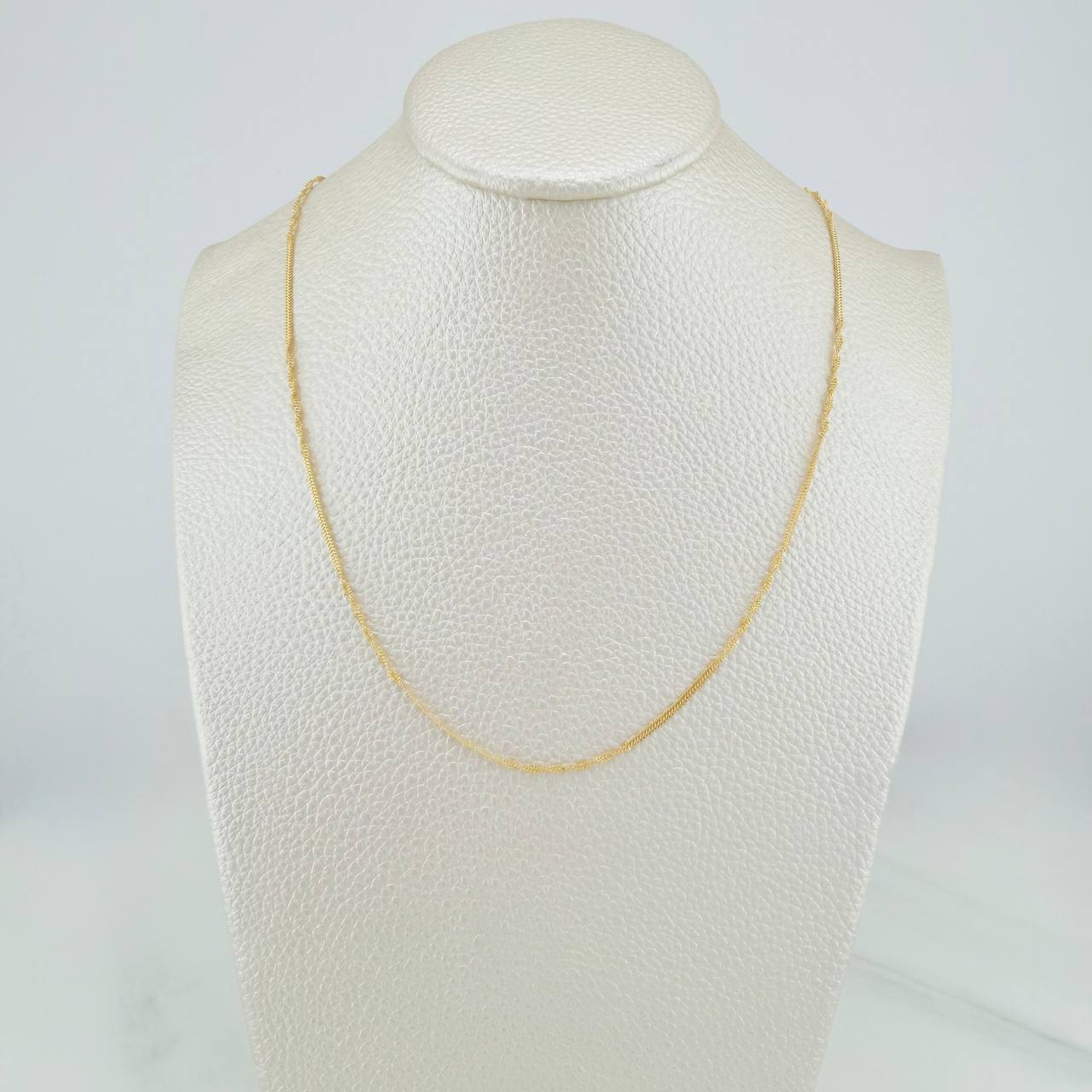 Cadena Sedusa Entorchada 1.65gr / 41cm / 1.2mm Oro Amarillo +3 18K %