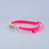 Pulsera Tejida Rosada Mami 0.15gr / Oro 18K &