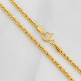 Cadena Lazo 2.65g / 50cm / 1.9mm Oro Amarillo 18K