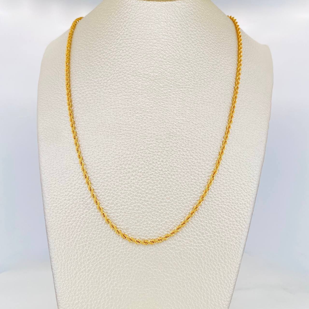 Cadena Lazo 2.55g / 50cm / 1.9mm Oro Amarillo 18K