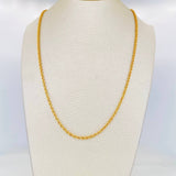 Cadena Lazo 2.65g / 50cm / 1.9mm Oro Amarillo 18K