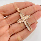 Dije Cruz 5.15g / 4.5cm Oro Rosa 18K