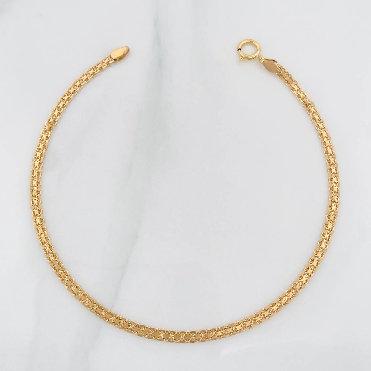 Pulso Chino 2.65g / 20cm / 2.6mm Oro Amarillo 18K