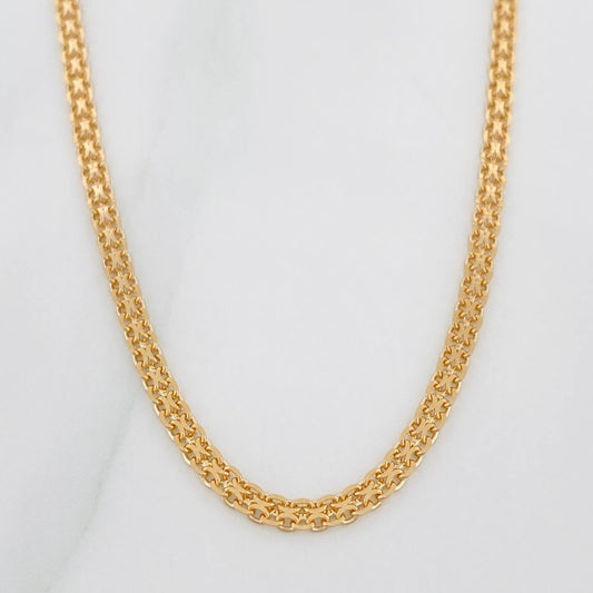 Cadena China 7.05g / 55cm / 2.4mm Oro Amarillo 18K