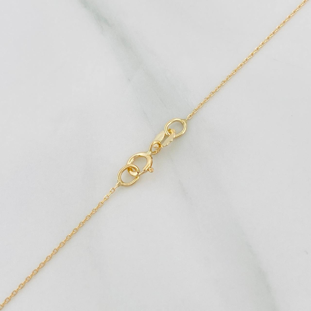 Cadena Aro Seguido Corazón Alas 4.25g / 55cm / 0.4mm Oro Amarillo 18K