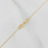 Cadena Aro Seguido Corazón Alas 4.25g / 55cm / 0.4mm Oro Amarillo 18K