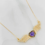 Cadena Aro Seguido Corazón Alas 3.9g / 55cm / 0.4mm Oro Amarillo 18K