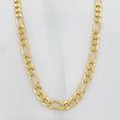 Cadena Fígaro 9g / 60cm / 4.1mm Oro Amarillo 18K