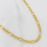 Cadena Fígaro 9g / 60cm / 4.1mm Oro Amarillo 18K