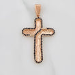 Dije Cruz 5.1g / 4.5cm Oro Rosa 18K