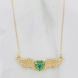 Cadena Aro Seguido Corazón Alas 3.95g / 55cm / 0.4mm Oro Amarillo 18K
