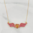 Cadena Aro Seguido Alas Corazon 4.15g / 45cm / 0.76mm Oro Amarillo 18K