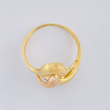 Anillo Abstracto 2.7 g / T8 1/2 Tres Oros 18K