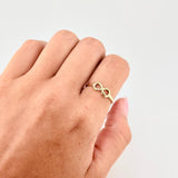 Anillo Infinito 0.85 g / T8 1/4 Oro Amarillo 18K