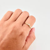 Anillo Solitario 1.45 g / T7 Oro Amarillo 18K