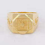 Anillo Tribal Estrellado 6.75 g / T11 Oro Amarillo 18K