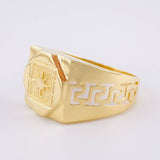 Anillo Tribal Estrellado 6.75 g / T11 Oro Amarillo 18K
