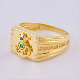 Anillo Ancla Destellos 5.6 g / T10 Oro Amarillo 18K