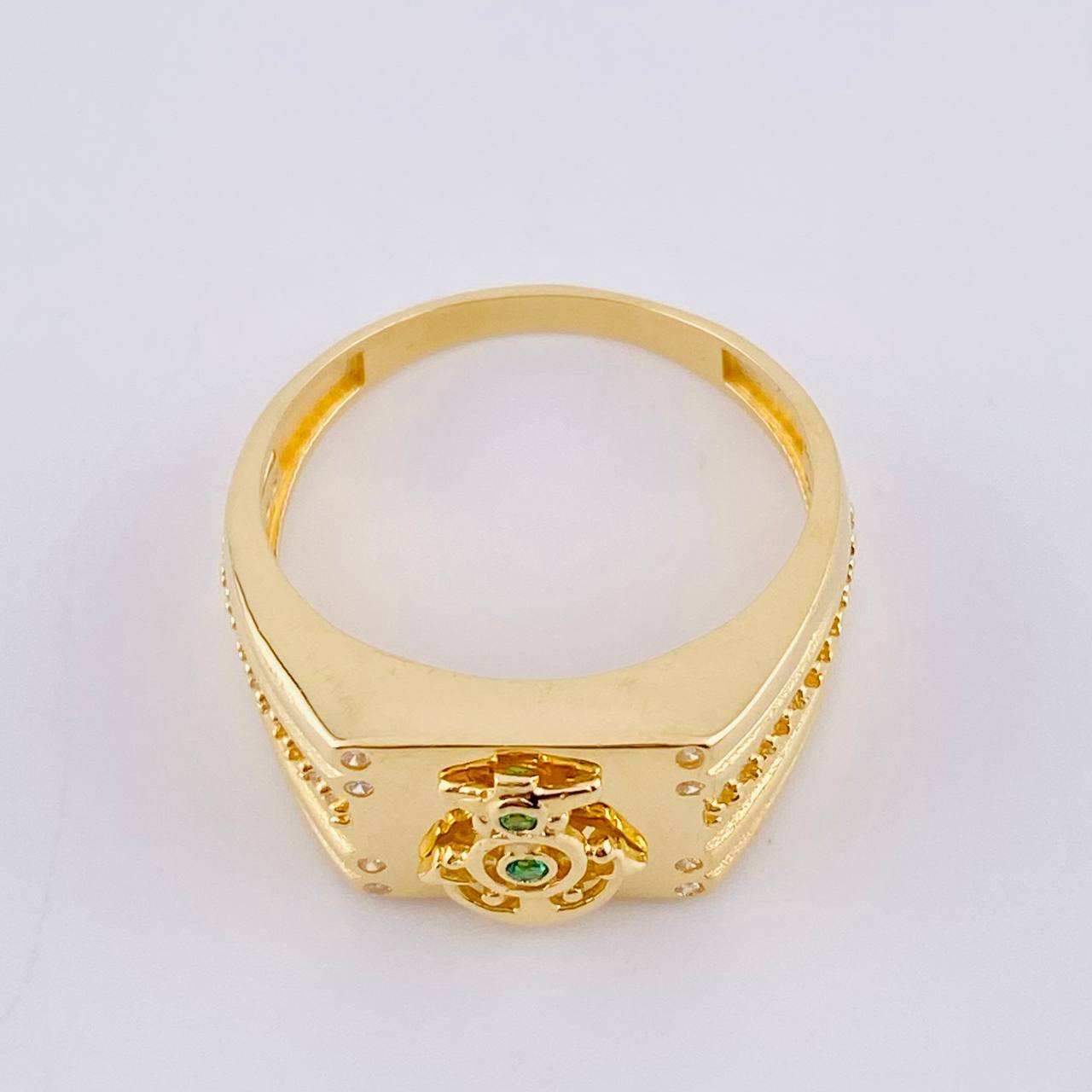 Anillo Ancla Destellos 5.6 g / T10 Oro Amarillo 18K