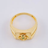 Anillo Ancla Destellos 5.6 g / T10 Oro Amarillo 18K