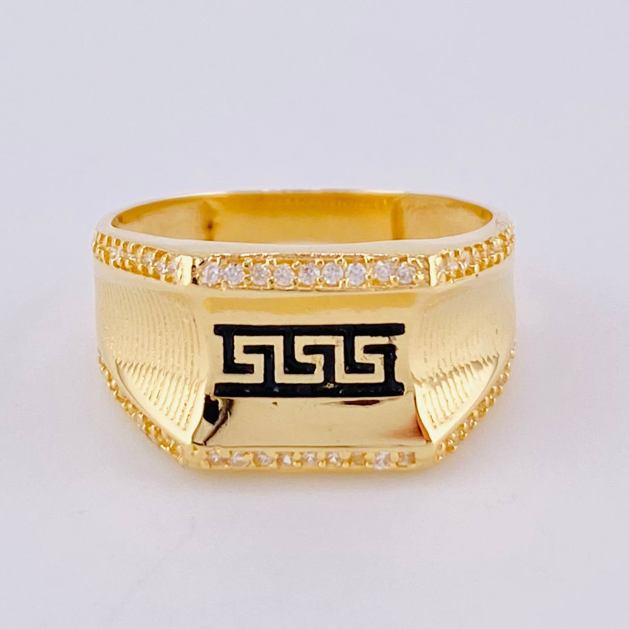 Anillo Rustico Tribal 4.9 g / T9 Oro Amarillo 18K