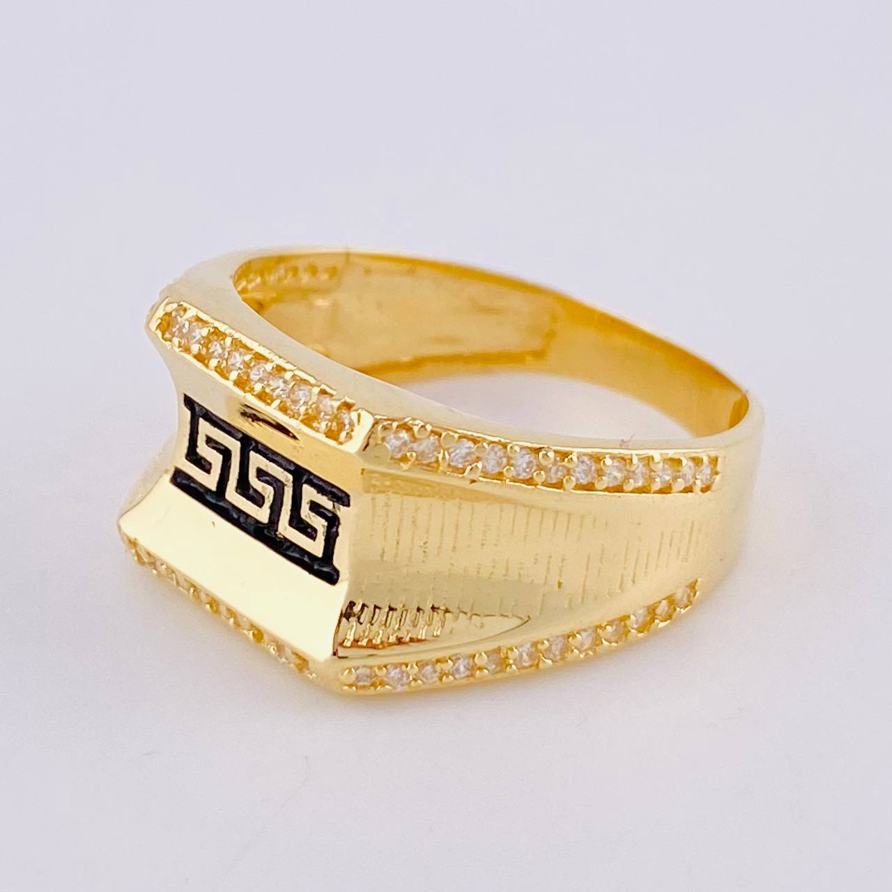 Anillo Rustico Tribal 4.9 g / T9 Oro Amarillo 18K