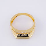 Anillo Rustico Tribal 4.9 g / T9 Oro Amarillo 18K
