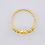 Anillo 15'S Corona 1.8 g / T6 1/4 Oro Amarillo 18K
