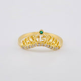 Anillo 15'S Corona 1.9 g / T6 1/2 Oro Amarillo 18K
