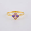 Anillo Trébol Cuatro Hojas 1.5 g / T6 1/2 Oro Amarillo 18K