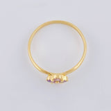 Anillo Trébol Cuatro Hojas 1.5 g / T6 1/2 Oro Amarillo 18K