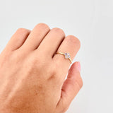 Anillo Trébol Cuatro Hojas 1.5 g / T6 1/2 Oro Amarillo 18K