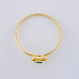 Anillo Corazon Vacio 1.5 g / T8 1/4 Oro Amarillo 18K