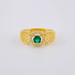 Anillo Halo Corset Enmayado 3.15 g / T7 1/4 Oro Amarillo 18K