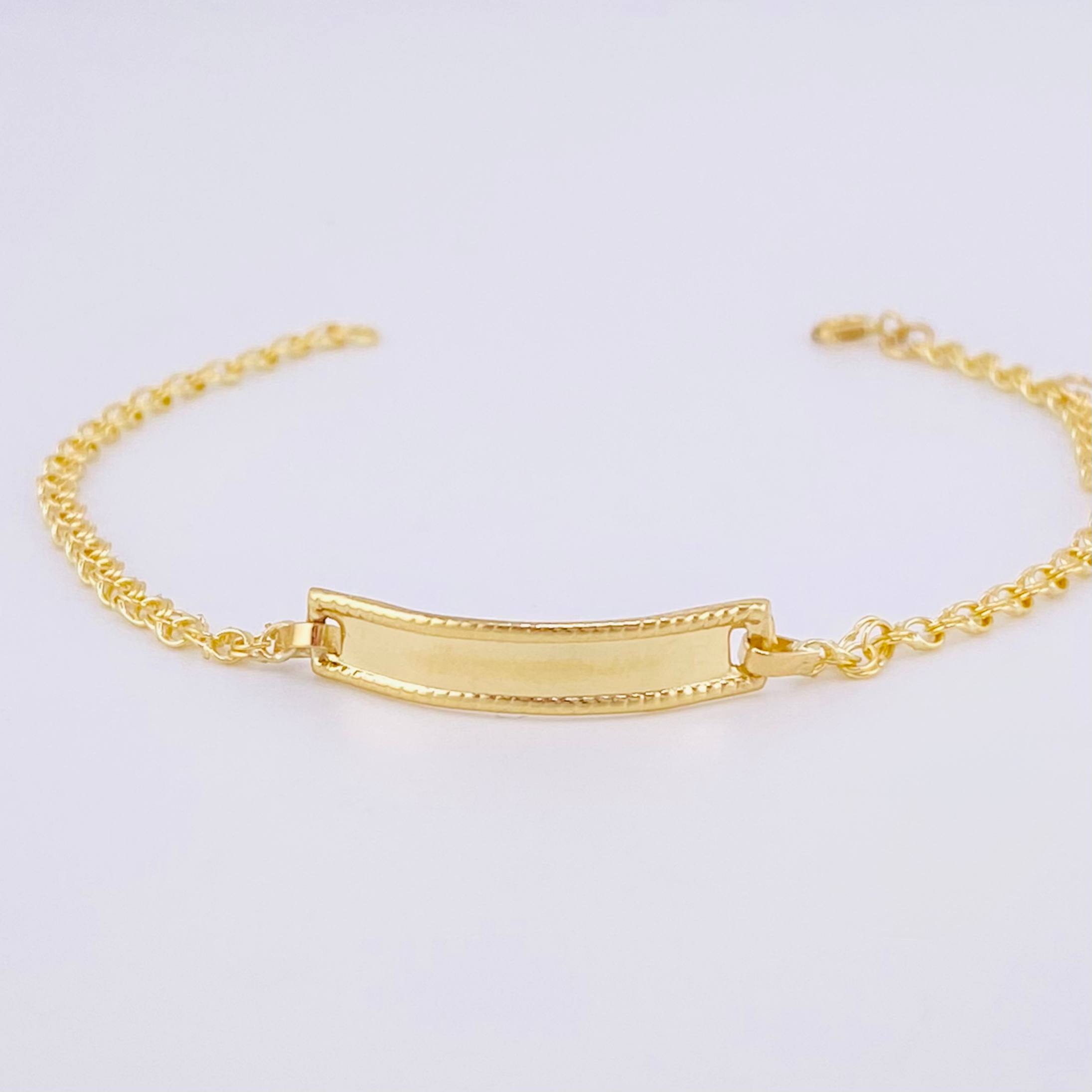 Pulso Bebé Ovalo Curvo Bordeado 1.4gr / 14.5cm / 2.3mm Oro Amarillo 18K ©