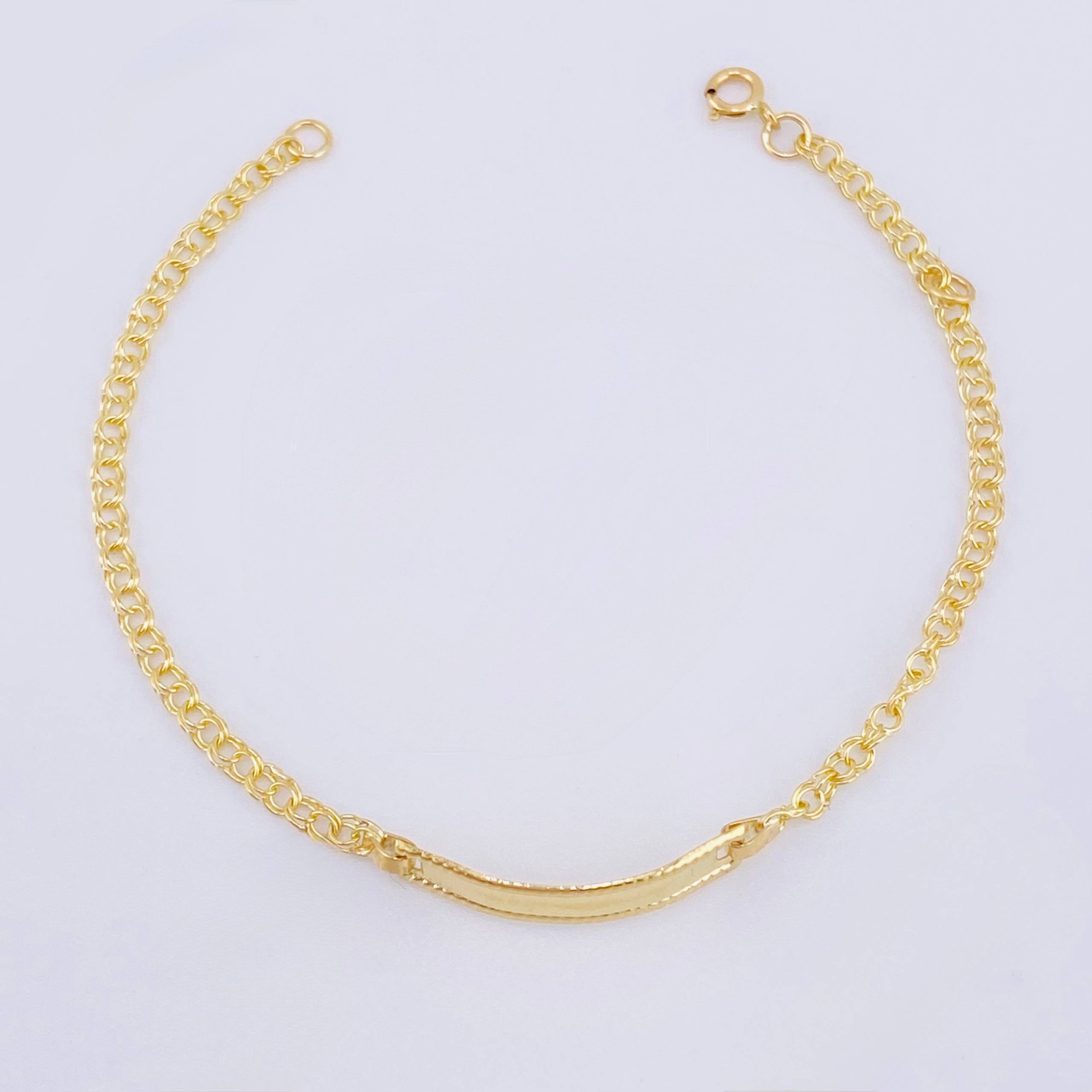 Pulso Bebé Ovalo Curvo Bordeado 1.4gr / 14.5cm / 2.3mm Oro Amarillo 18K ©