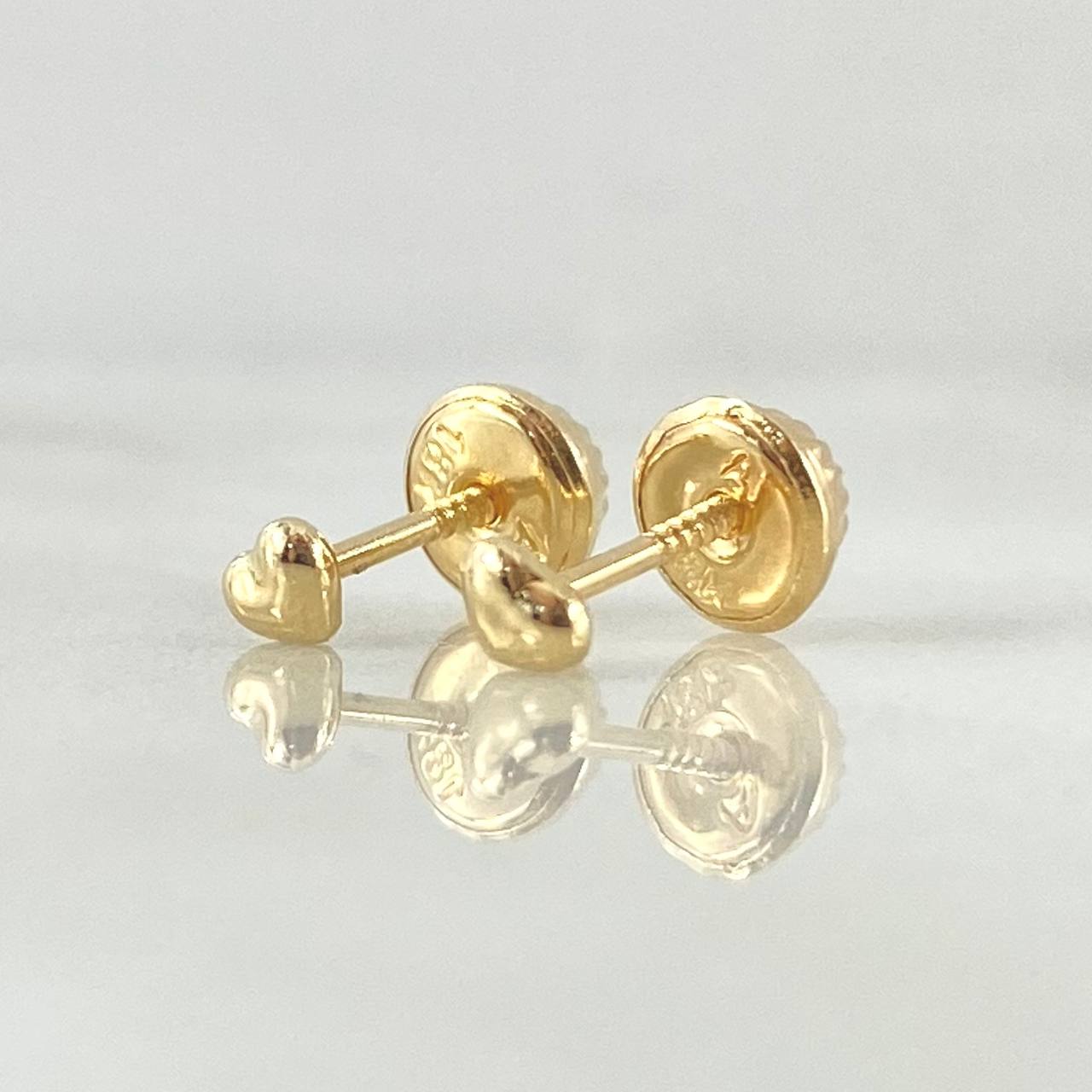 Topos Corazón 0.4gr / Oro Amarillo 18K