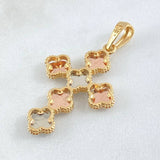 Dije Cruz Trebol 4.4gr / 4.1cm / Oro 18K