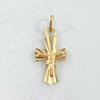Dije Cruz Cristo 0.75gr / 2.2cm / Oro 18K