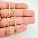 Cadena Sedusa 1.4gr / 40.5cm / 1.3mm Oro Amarillo +3 18K &