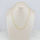 Cadena Sedusa 1.55gr / 41cm / 1.08mm Oro Amarillo +3 18K %